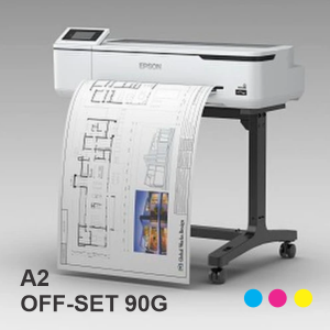 Plotagem A2 90g Offset 90g 42 x 59,4 cm    